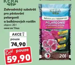 Kaufland Zahradnický substrát pro pěstování pelargonií a balkónových rostlin nabídka
