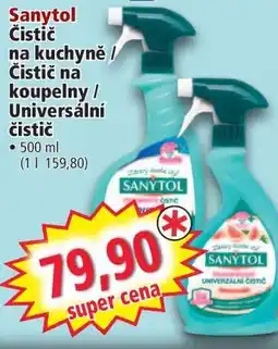 Norma Sanytol Čistič na kuchyně / Čistič na koupelny / Universální čistič nabídka