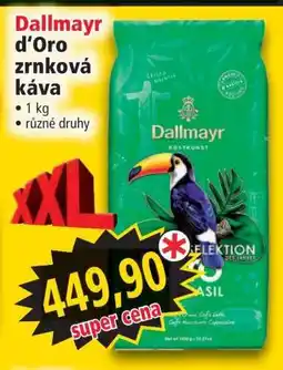 Norma Dallmayr d'Oro zrnková káva nabídka