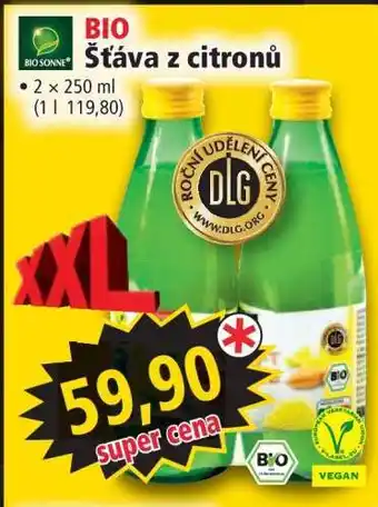 Norma BIO Šťáva z citronů nabídka