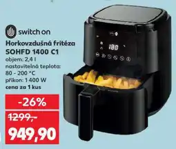 Kaufland Horkovzdušná fritéza SOHFD 1400 C1 nabídka
