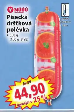 Norma Písecká dršťková polévka nabídka