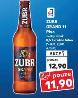 Kaufland Zubr Grand 11 nabídka