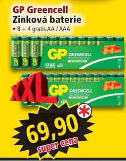 Norma GP Greencell Zinková baterie nabídka
