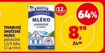 Penny Market TRVANLIVÉ JIHOČESKÉ MLÉKO nabídka