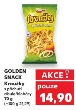 Kaufland GOLDEN SNACK Kroužky nabídka
