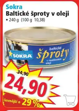 Norma Baltické šproty v oleji nabídka
