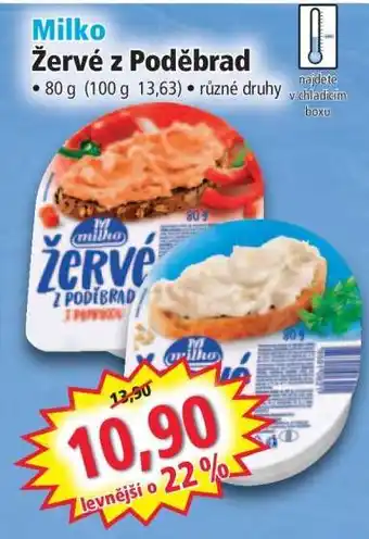 Norma Milko Žervé z Poděbrad nabídka