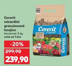 Kaufland Cererit minerální granulované hnojivo nabídka