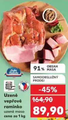 Kaufland Uzené vepřové ramínko nabídka