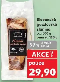 Kaufland Slovenská gazdovská slanina nabídka