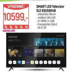 Globus SMART LED TELEVIZOR SLE 65US804B nabídka