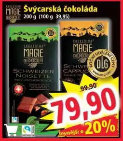 Norma ŠVÝCARSKÁ ČOKOLÁDA nabídka