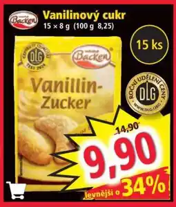 Norma Vanilínový cukr nabídka