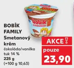 Kaufland BOBÍK FAMILY Smetanový krém nabídka