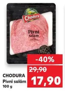 Kaufland Chodura Pivní salám 100 g nabídka