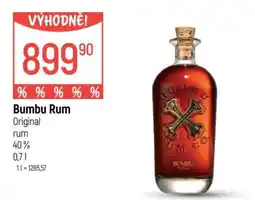 Globus Bumbu Rum nabídka