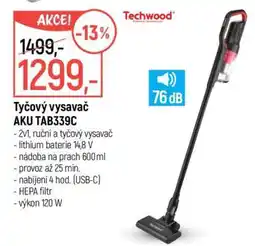 Globus Tyčový vysavač AKU TAB339C nabídka