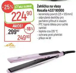 Globus Žehlička na vlasy Rosalia 4337 90000 nabídka