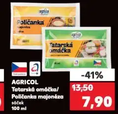 Kaufland Agricol tatarská omáčka nabídka