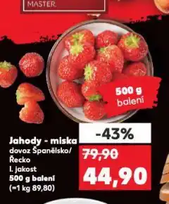 Kaufland Jahody nabídka
