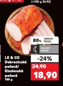 Kaufland Debrecínská pečeně nabídka