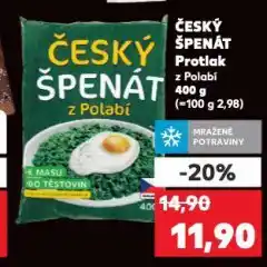 Kaufland Český špenát protlak nabídka