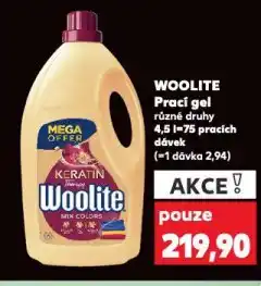 Kaufland Woolite prací gel nabídka