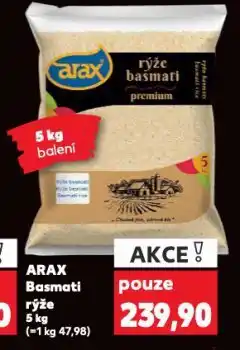 Kaufland Arax basmati rýže nabídka