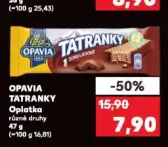 Kaufland Opavia tatranky nabídka