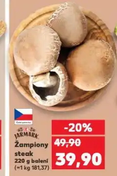 Kaufland Žampiony steak nabídka
