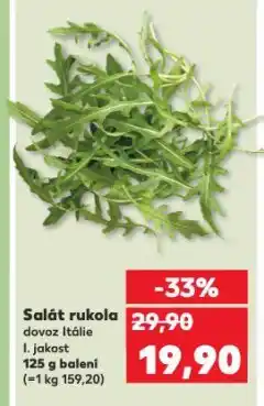 Kaufland Salát rukola nabídka