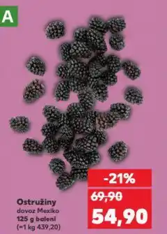 Kaufland Ostružiny nabídka