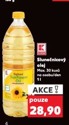 Kaufland Slunečnicový olej nabídka