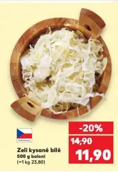Kaufland Zelí kysané bílé nabídka