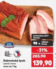 Kaufland Debrecínský špek nabídka