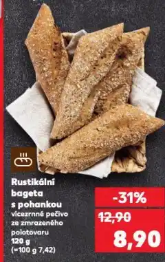 Kaufland Rustikální bageta s pohankou nabídka