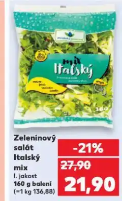 Kaufland Zeleninový salát italský mix nabídka