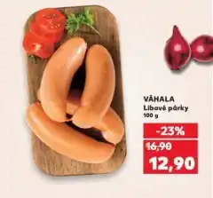 Kaufland Váhala libové párky nabídka