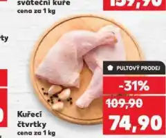 Kaufland Kuřecí čtvrtky nabídka