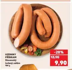 Kaufland Slovenský točený salám nabídka