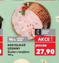 Kaufland Kostelecké uzeniny šunka s lanýžem nabídka