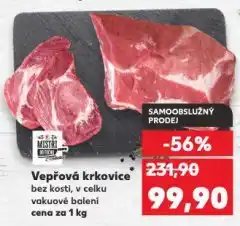 Kaufland Vepřová krkovice nabídka