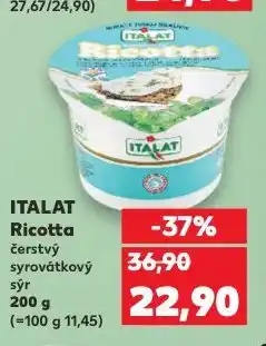 Kaufland Italat ricotta nabídka