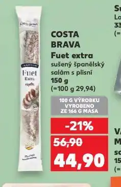 Kaufland Costa brava fuet extra nabídka