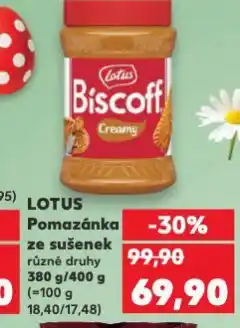 Kaufland Lotus pomazánka ze sušenek nabídka