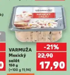 Kaufland Varmuža mexický salát nabídka