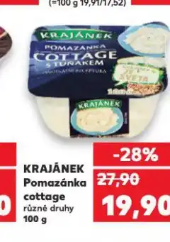 Kaufland Krajánek pomazánka cottage nabídka