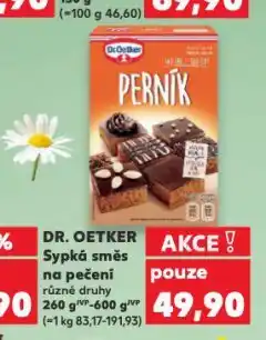 Kaufland Dr. oetker sypká směs na pečení nabídka
