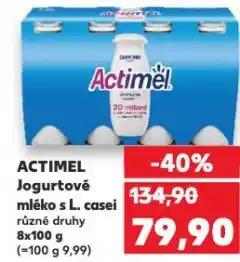 Kaufland Actimel jogurtové mléko nabídka